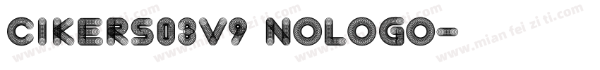 cikers03v9 nologo字体转换